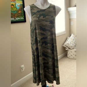 Camo dress/ beach cover up. Never worn but no tags. Perfect condition.